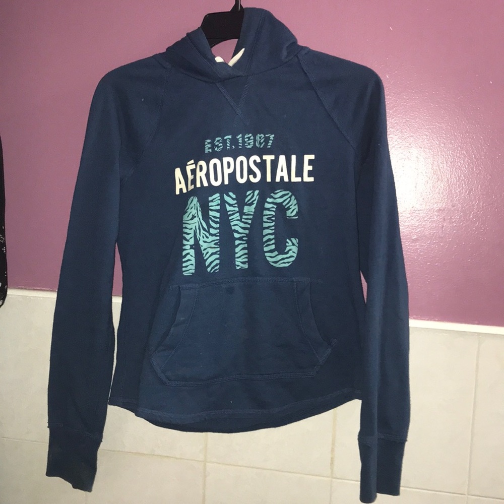 Blue Aeropostale hoodie